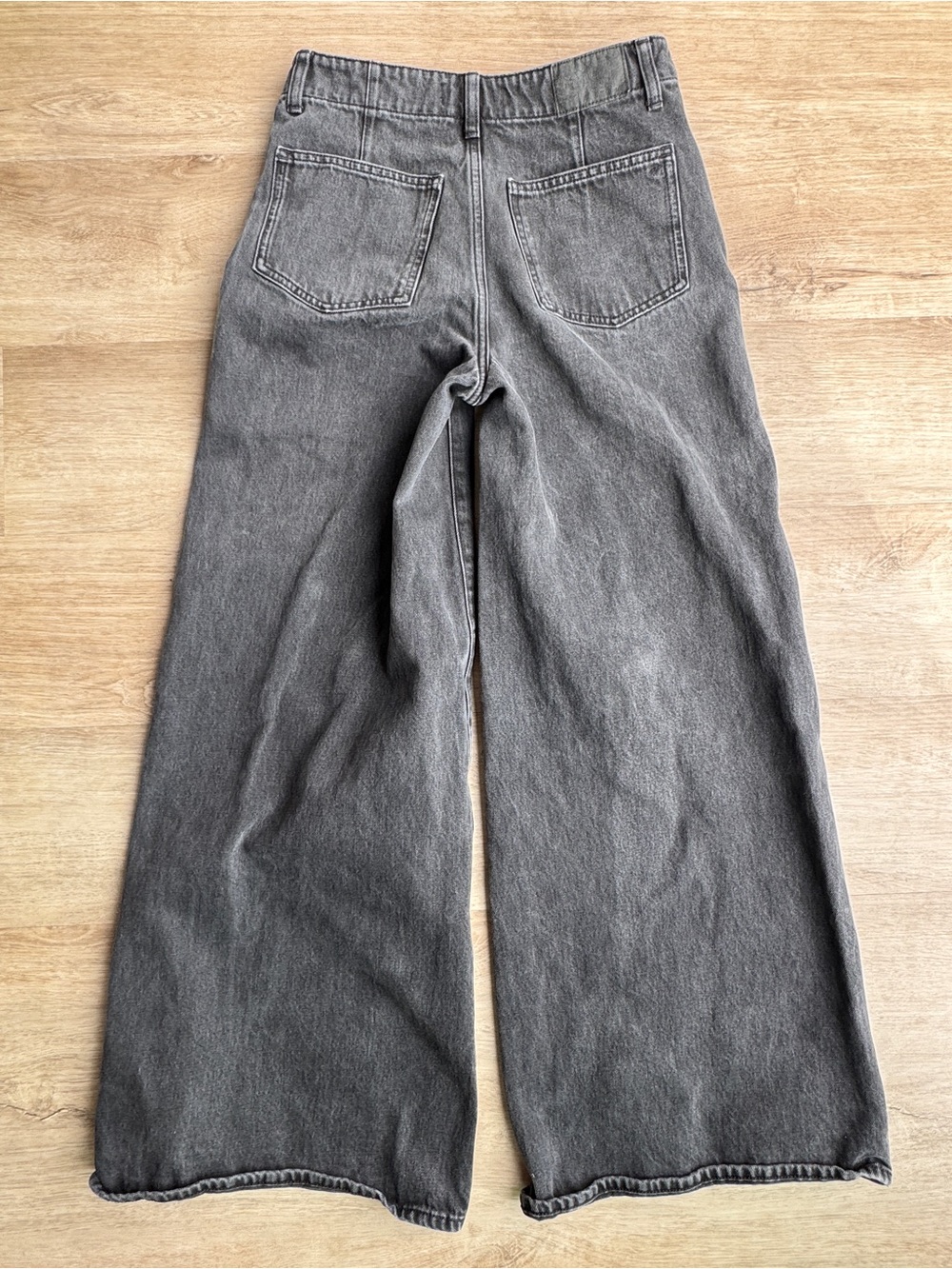 Madewell Wide Sweep Denim Trousers Bartholomew Sz 25 - Picture 13 of 14